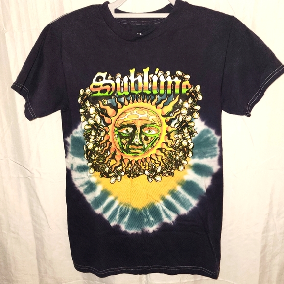 ** 2/$15 ** Sublime tie-dye band tee unisex - Picture 1 of 3